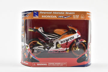 Honda RC213V Motorcycle #93 Marc Marquez Repsol Honda Team MotoGP (2015) 1/12 Diecast Model by New Ray