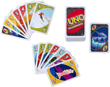 Mattel Games UNO: Wilderness - Card Game, 7 Years and up