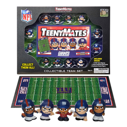 TeenyMates NFL Football Action Figures Gift Set, New York Giants