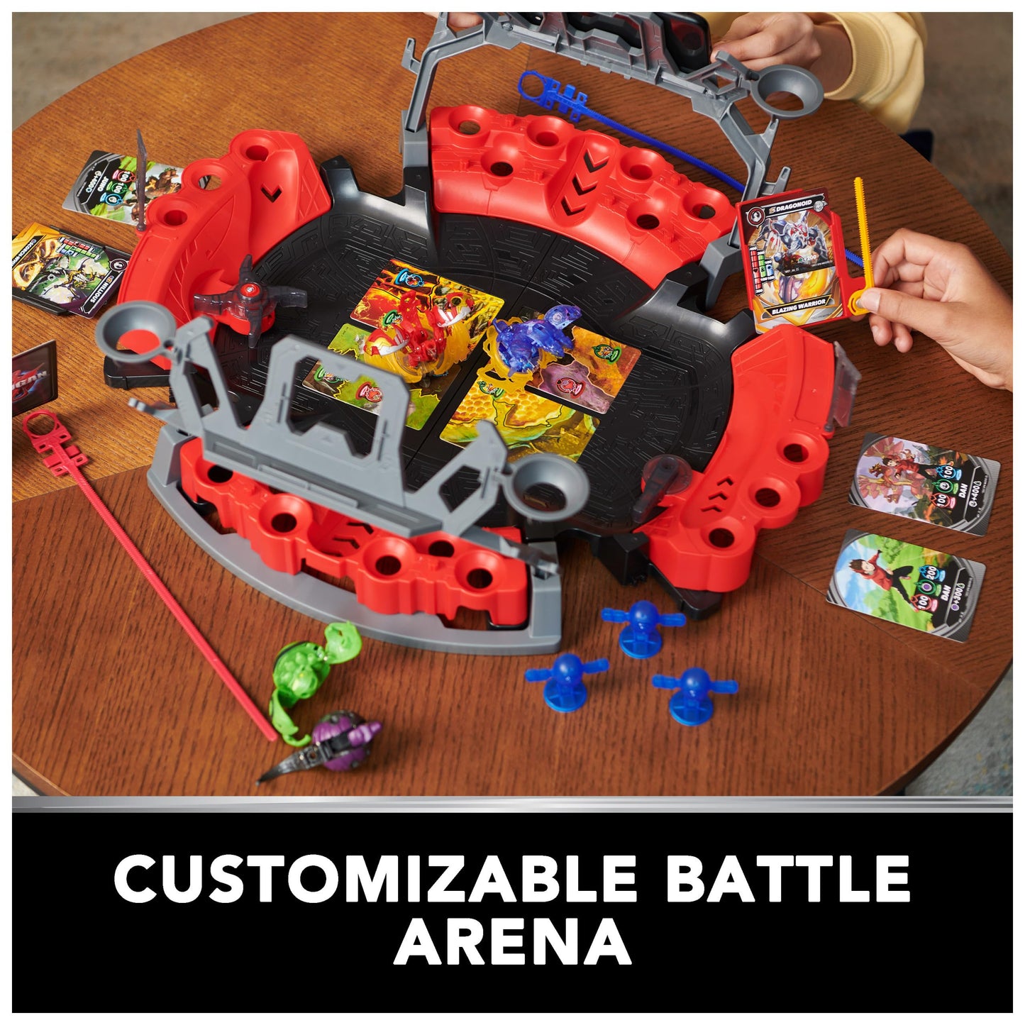Bakugan Battle Arena with Exclusive Special Attack Dragonoid, Customizable, Spinning Action Figure and Playset, Kids Toys for Boys and Girls 6 and up