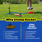 Stomp Rocket Jr Glow Rocket Launcher for Kids, 4 Rockets - Glow in The Dark