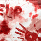 Amscan Asylum Bloody Tablecover Plastic