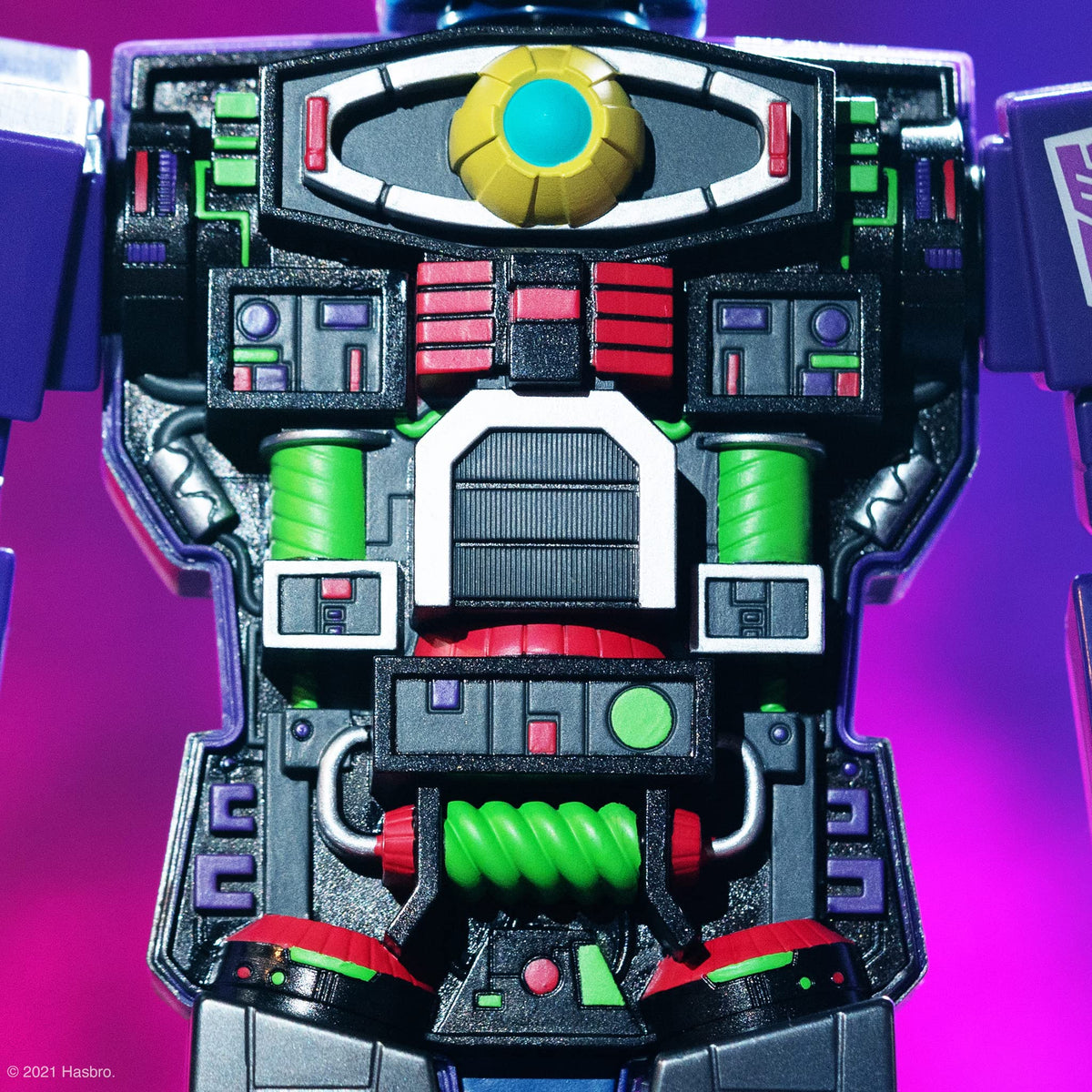Super7 Transformers Optimus Prime (Shattered Glass Purple) 11 in Super Cyborg Action Figure