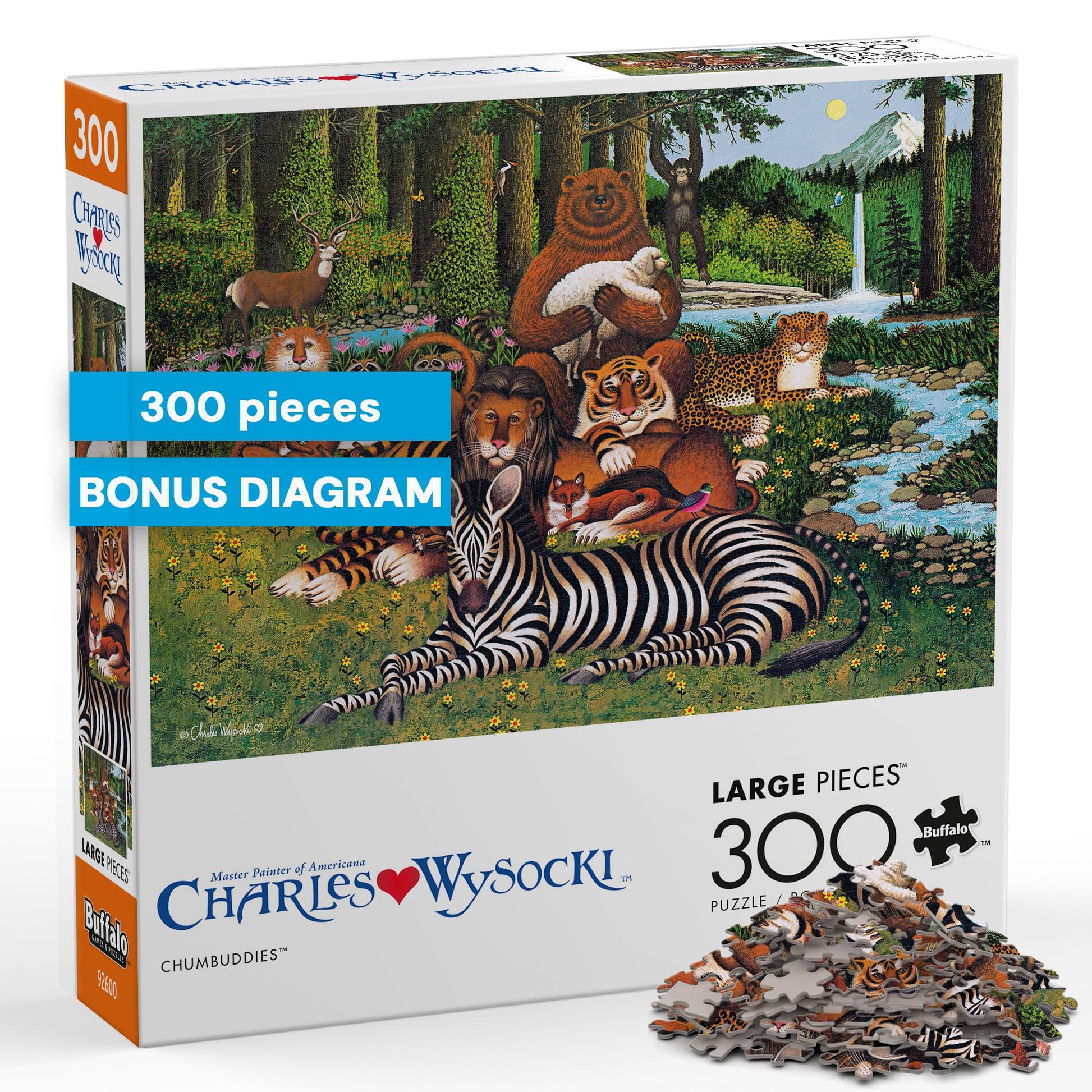 Buffalo Games - Charles Wysocki - Chumbuddies - 300 Large Piece Puzzle