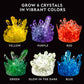 National Geographic Mega Crystal Growing Kit with 6 Crystals for Kids 8-12