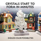 National Geographic Craft Kits for Kids - Crystal Growing Kit - Grow a Crystal Garden in Just 6 Hours, Educational Craft Art Project, STEM Crafts