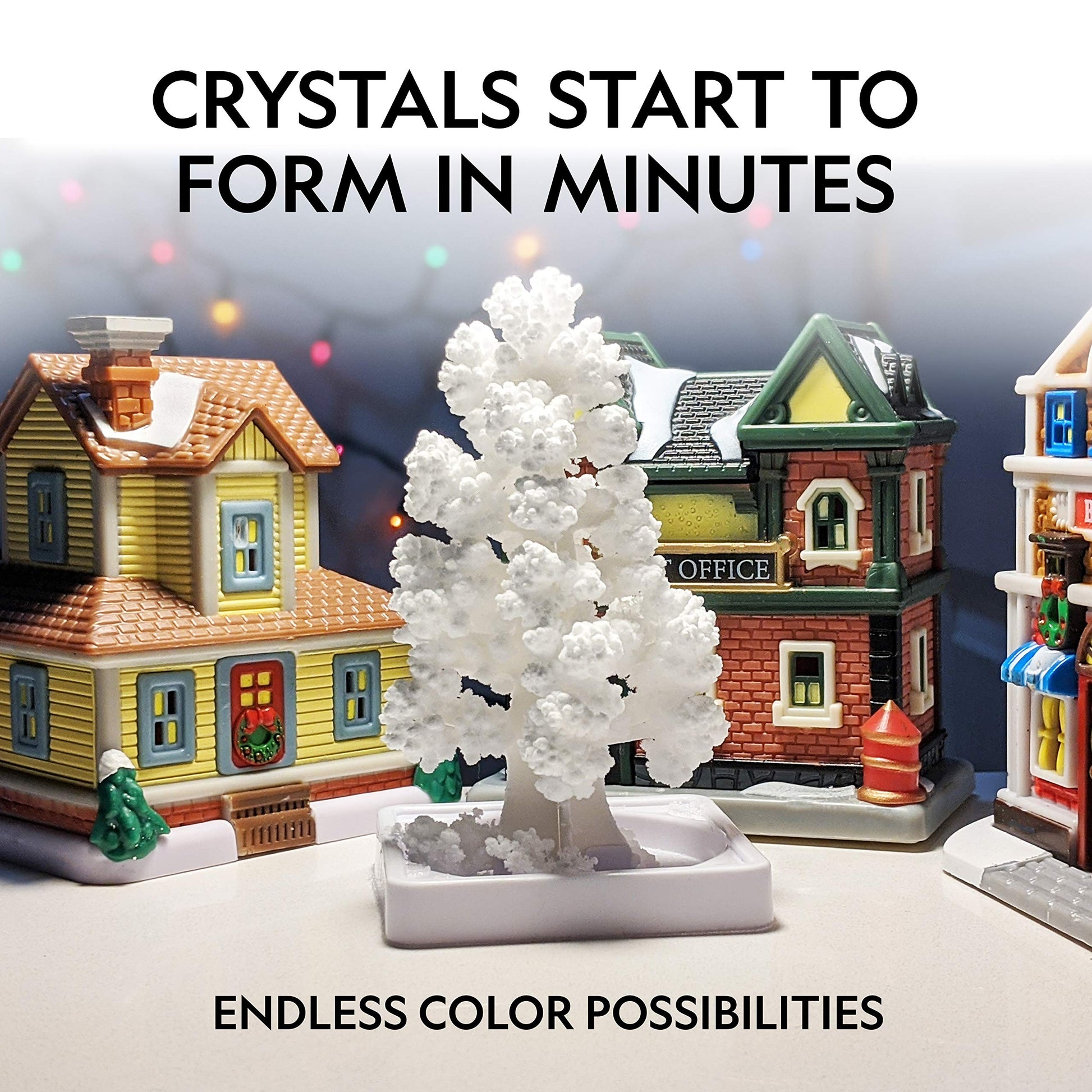 National Geographic Craft Kits for Kids - Crystal Growing Kit - Grow a Crystal Garden in Just 6 Hours, Educational Craft Art Project, STEM Crafts