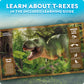 National Geographic Motorized T. Rex 3D Wood Puzzle Dinosaur Kit for Kids
