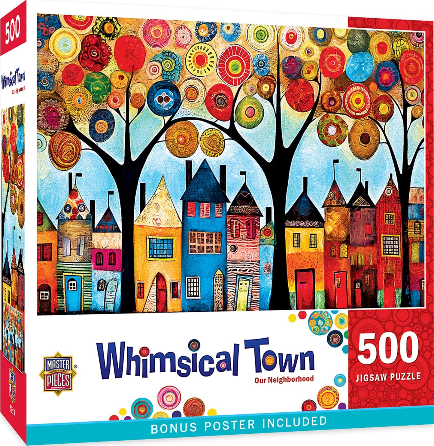 MasterPieces 500 Piece Jigsaw Puzzle for Adults, Family, Or Youth - Our Neighborhood - 15" x 21"