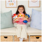 PAW Patrol Rubble Squish Plush, Official Toy from The Hit Cartoon, Squishy Stuffed Animal for Ages 1 and Up, 8”
