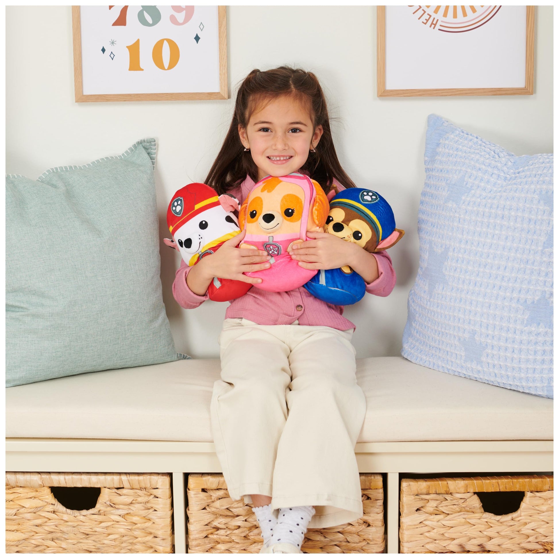 PAW Patrol Marshall Squish Plush, Official Toy from The Hit Cartoon, Squishy Stuffed Animal for Ages 1 and Up, 8”