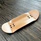 SOLDIER BAR Pro Fingerboard Complete (5-Layer 35mm Deep concave Handmade Maple Deck + Hex (36mm) Truck + Pro Ice Wheels) (Brown)