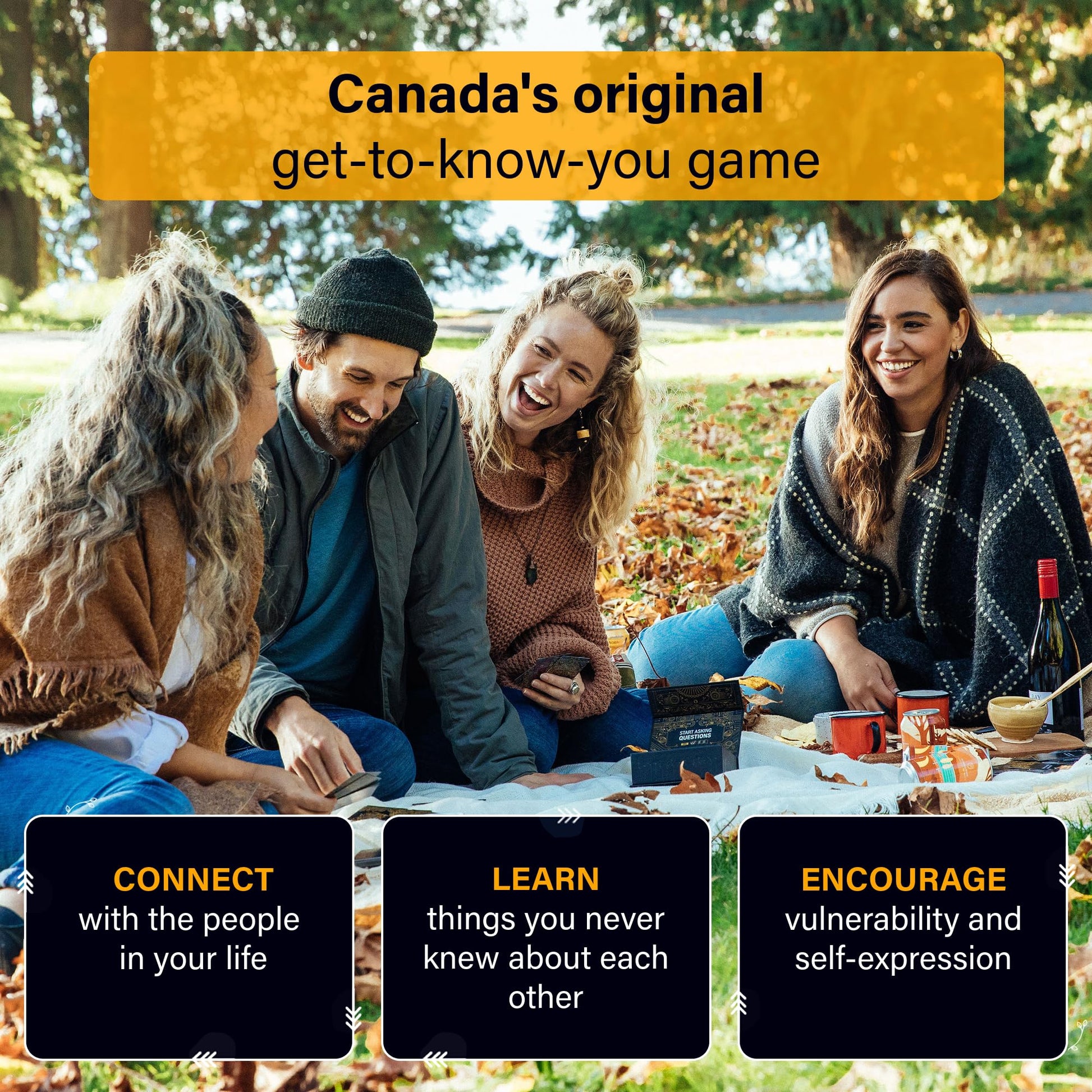 FLUSTER Creations | Ice Breakers and Deep Conversation Cards for Adults (120 Cards) | Conversation Starter Social Card Game | Ages 14+ | 2-6 Players