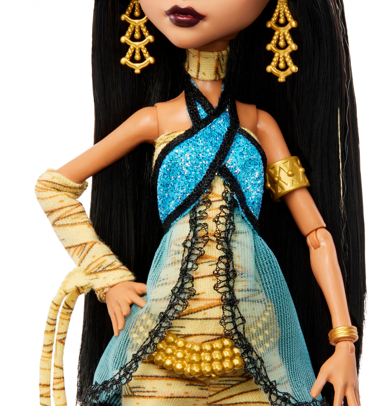 Monster High Booriginal Creeproduction Dolls 2-Pack, Cleo De Nile & Deuce Gorgon Collectible Reproductions with Doll Stands, Diaries & Pets