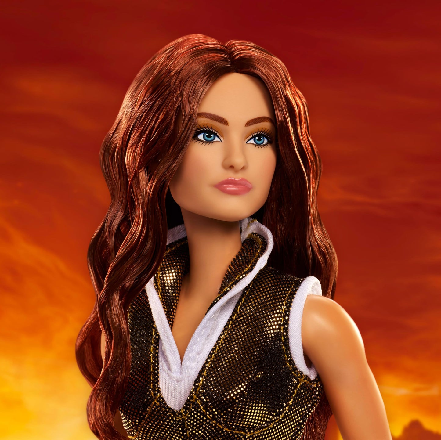 Barbie Signature Doll, Teela Collectible in Jumpsuit, Sword, Doll Stand & Displayable Packaging, Motu Movie Theme