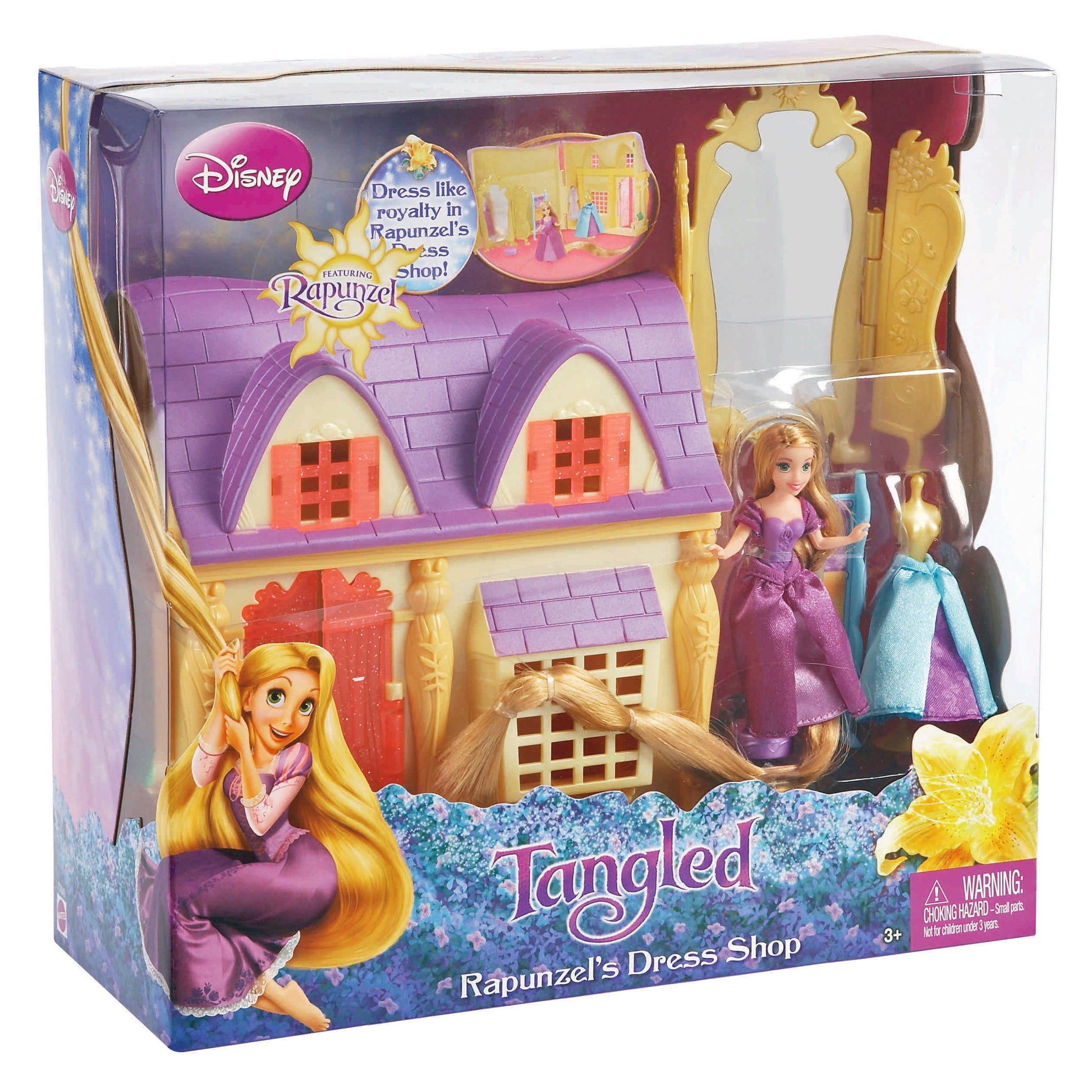 Mattel Disney Tangled Featuring Rapunzel Doll and Dress Shop