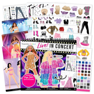 Fashion Angels Live! in Concert Sticker Stylist Fashion Set