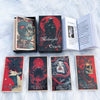 Midnight Oracle Cards, 50 Gothic Dark Fantasy Cards with Comprehensive Guide Book, Front and Back Meanings, Reflection Tips, Self Discovery Oracle