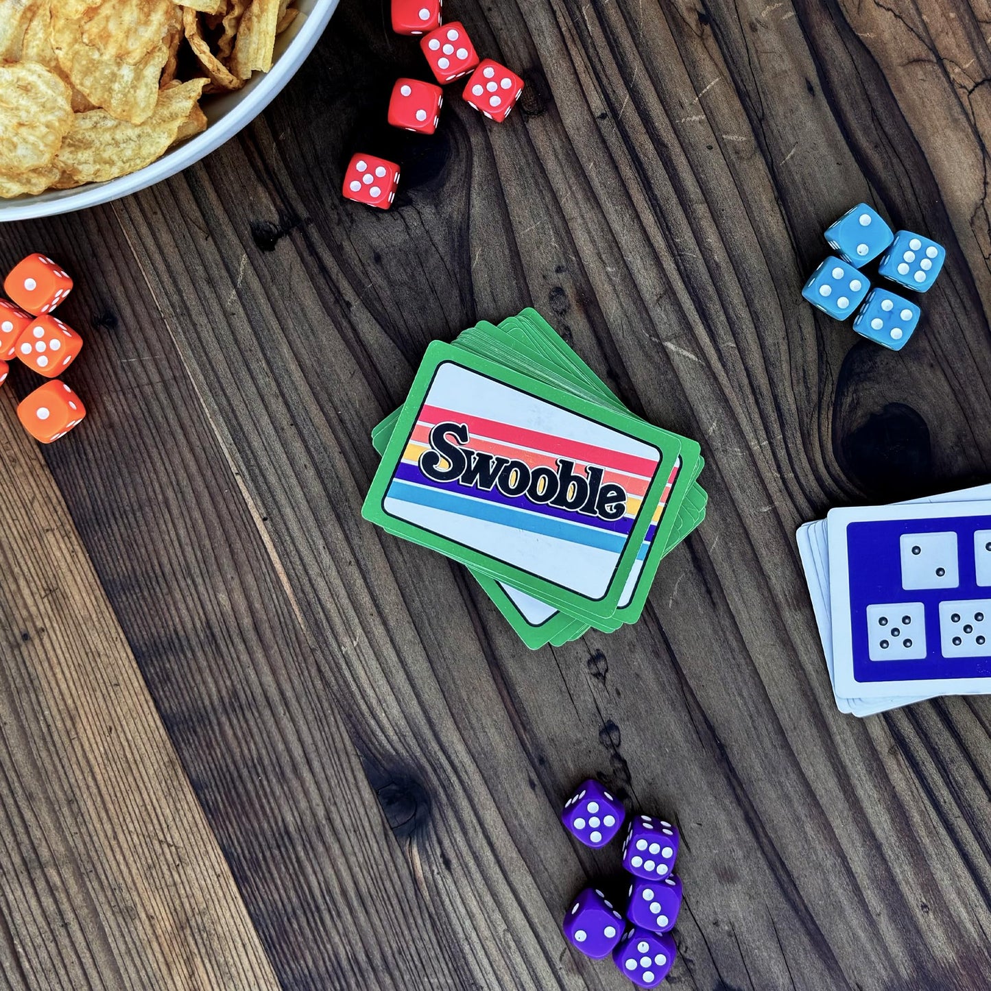 Dizzy Hill Games Swooble - Fast-Paced Card & Dice Game