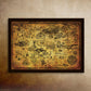 The Legend of Zelda Hyrule Map 1,000 Piece Jigsaw Puzzle | Collectible Puzzle Featuring Stylized Hyrule Map from The Legend of Zelda Video Games |