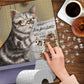 Funwares Meow Time Jigsaw Puzzle, 1000 Pieces, Funny Pooping Cat Gag Gift