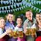 131 Feet Oktoberfest Bavarian Flag- 4 Packs Oktoberfest Bavarian Pennant Banner for German Oktoberfests Themed Party Decorations