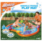 BANZAI Splash Pad Toddler Water Play Mat, 58 in Outdoor Kids Sprinkler Mat with 3D Sea Characters, Baby Splash Pad for Backyard Summer Fun