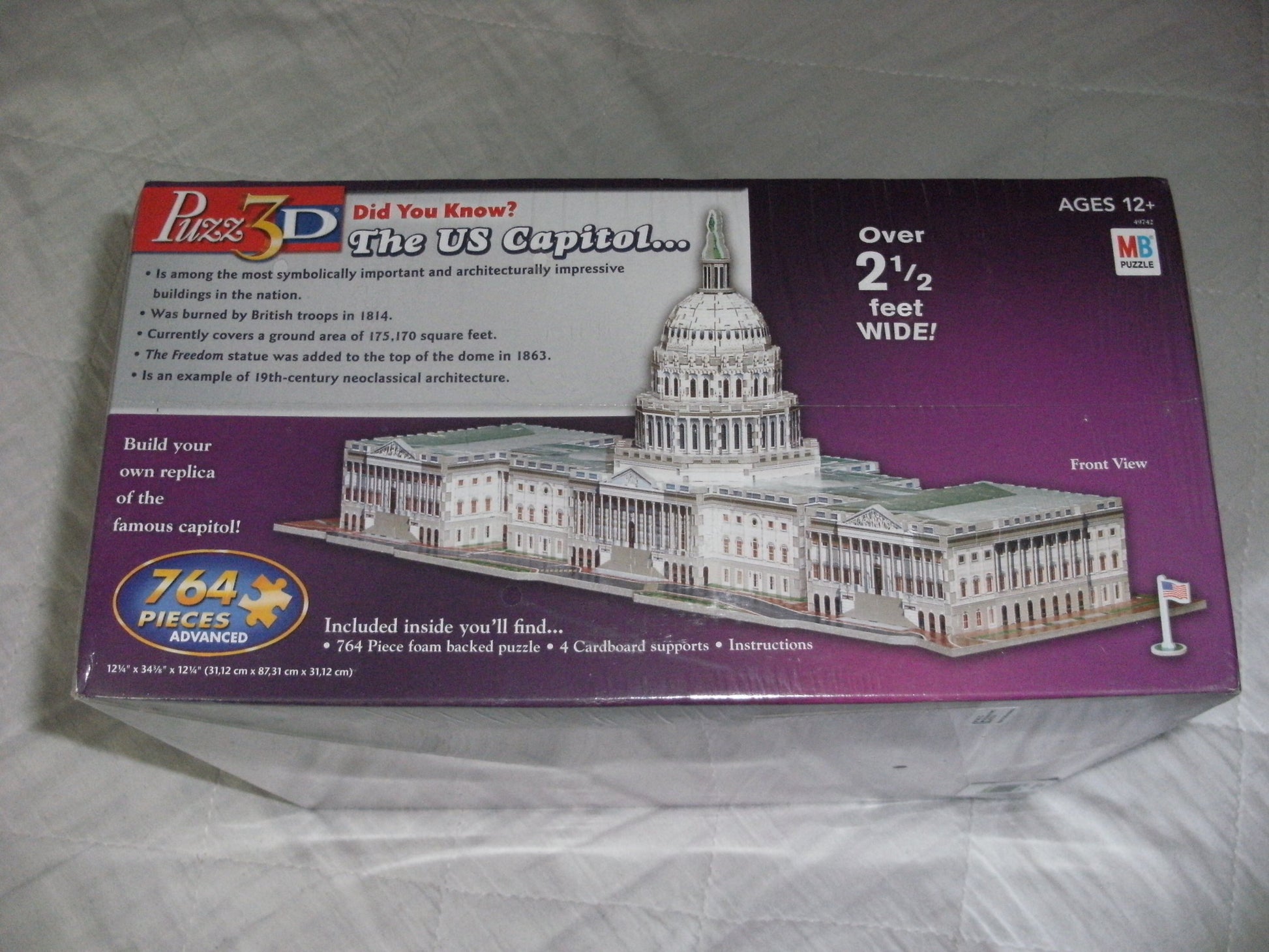 Hasbro Puzz 3D - U.S. Capitol Building