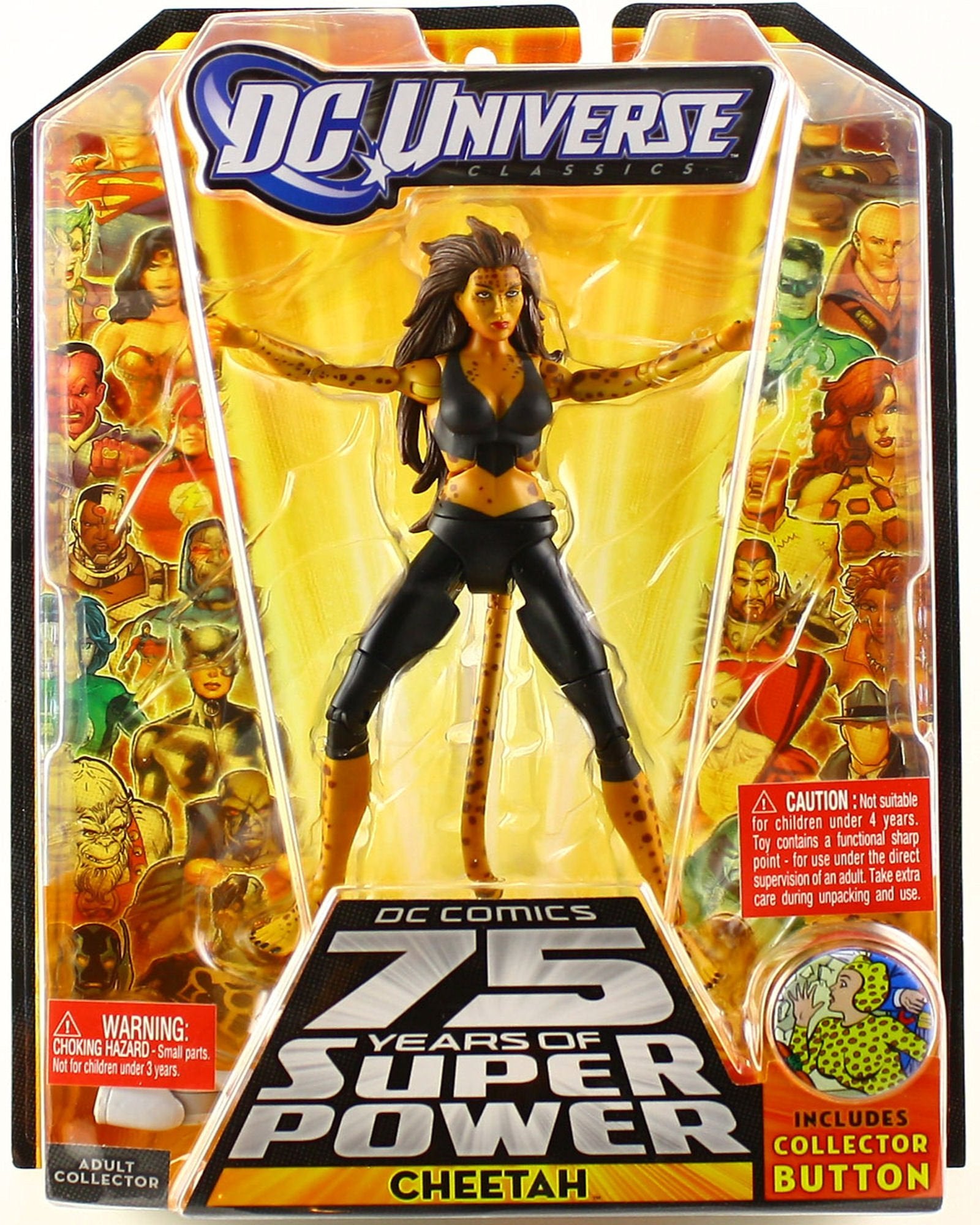 DC Universe Wave 13 Classics Series Action Figure #5- CHEETAH (Black Suit Variant)