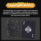 Playing Cards, Plastic Playing Cards, Deck of Cards, Waterproof Poker Cards, Black Standard Playing Card for Adults, Cool Premium Poker Card Set