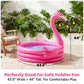 48” Pink Flamingo Blow Up Swimming Pool for Kids Holds 65 Gallon Water