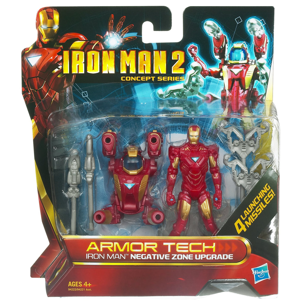 Hasbro Iron Man 2 Concept Series Armor Tech Iron Man Negative Zone Upgrade
