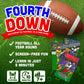 Fourth Down Football Card Game for Kids & Families | Fast-Paced Sports Game for Kids 8-12 | Birthday Gift for Boys, Travel Game | Illustrated Football