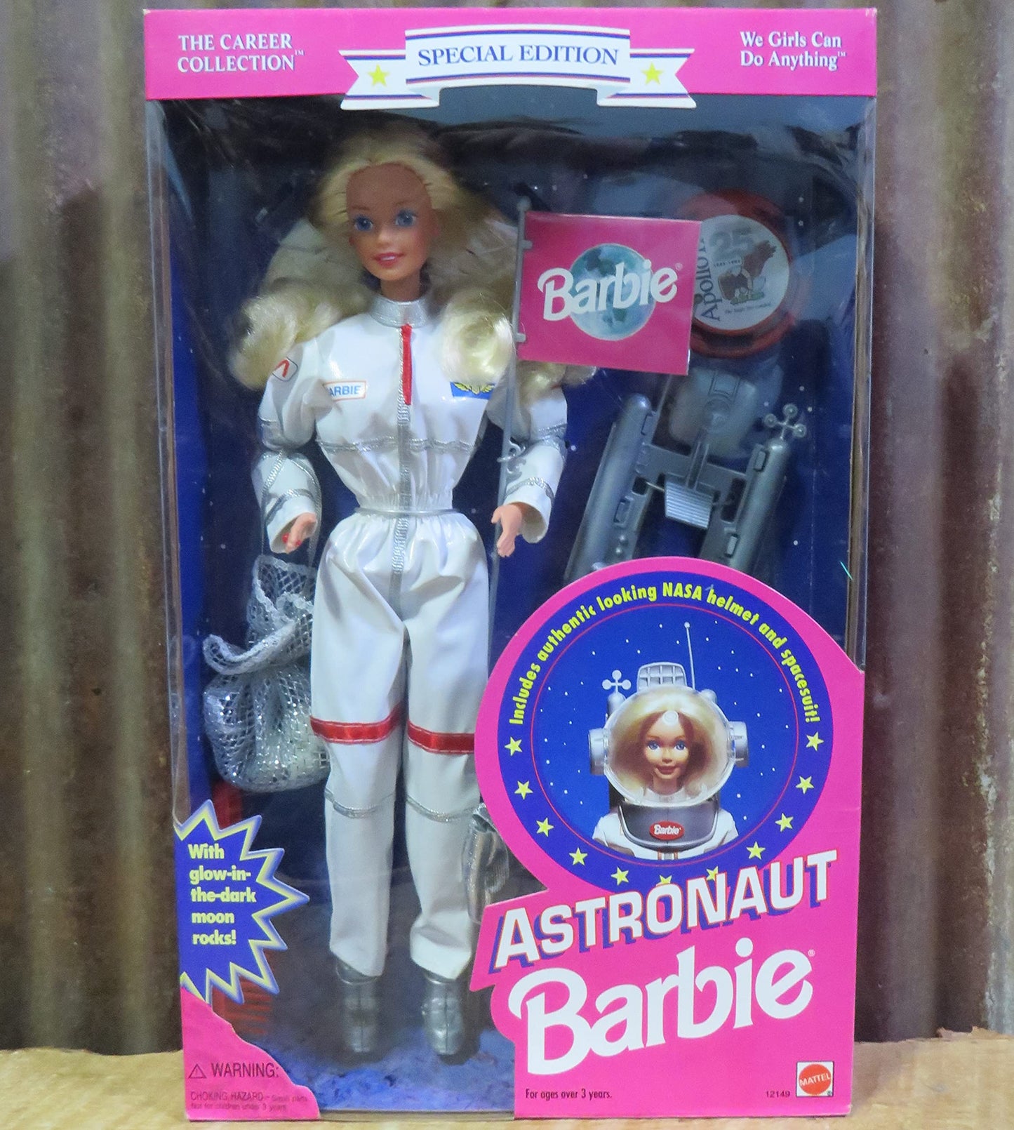 We Girls Can Do Anything Astronaut Barbie 1994