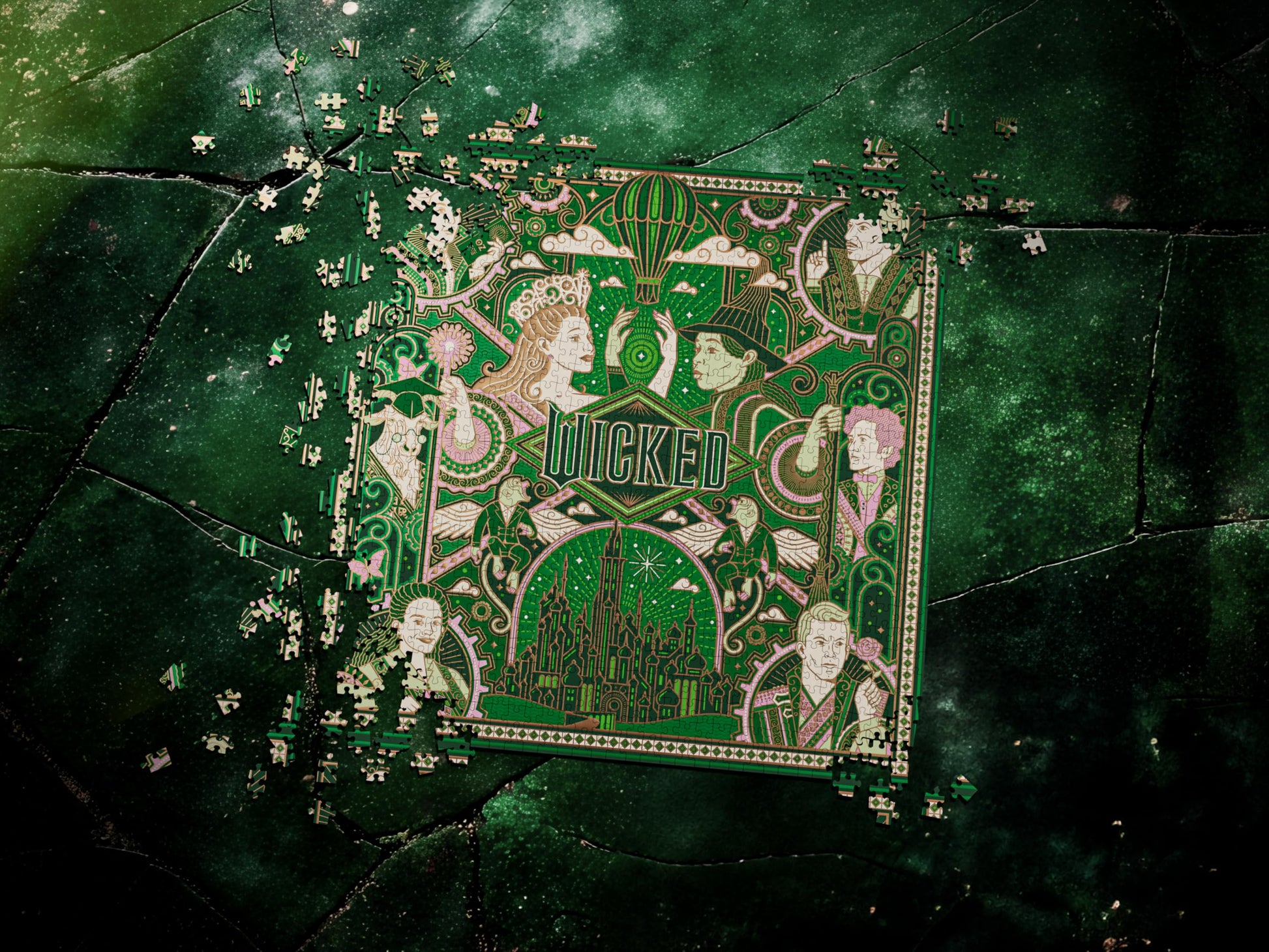 theory11 Wicked Jigsaw Puzzle 1,000 Piece Jigsaw Puzzle - Officially Licensed Wicked Merchandise & Collectibles - Precision Fit and Premium Quality