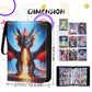 Trading Card Storage Album - 900 Pocket Card Binder with 50 Durable 9-Pocket Pages, Zipper Closure Collector's Album, Removable Sleeves for Card
