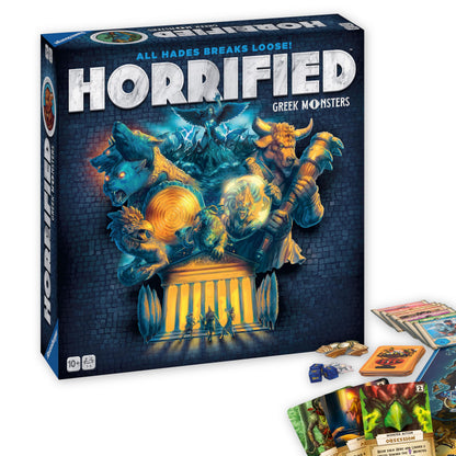 Ravensburger Horrified Games - Greek Monsters - Strategy Board Game - Boost Critical Thinking & Teamwork - Cooperative Gameplay - Unique Monster