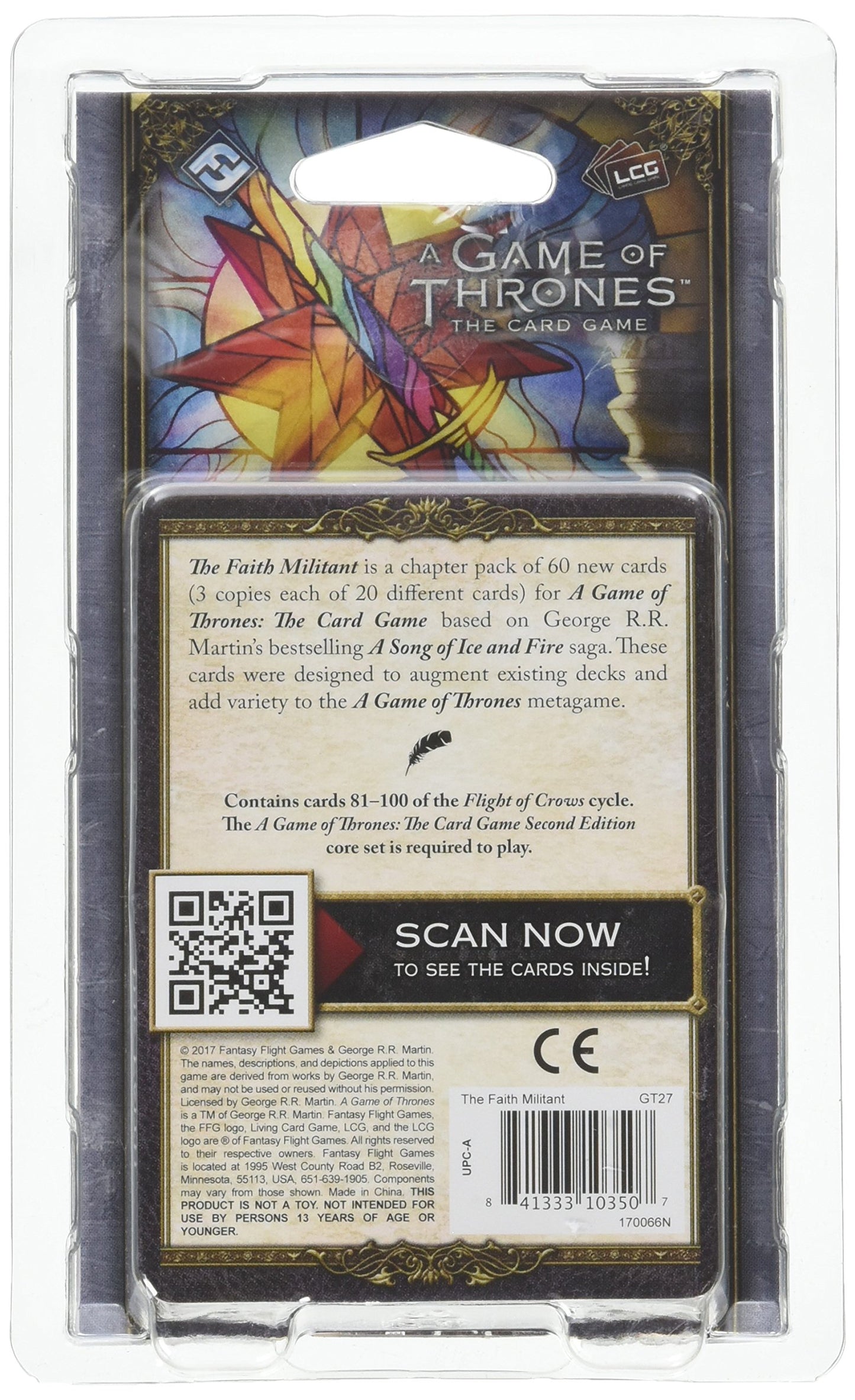 Fantasy Flight Games A Game of Thrones LCG Second Edition: The Faith Militant