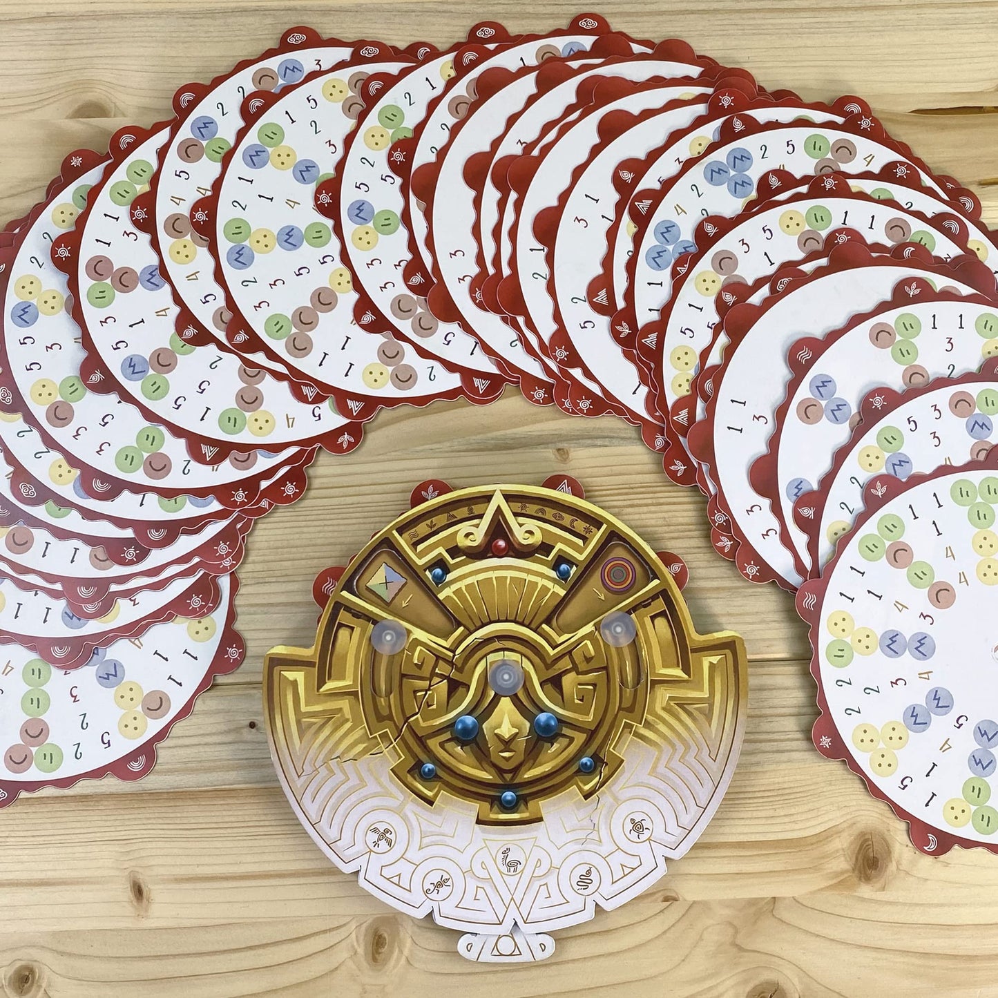 Sit Down! Tiwanaku - Sit Down! Strategy Board Game, Deduction Exploration Optimization, Pachamama Mother Earth Wheel, Play Solo Mode Or with Up to 4