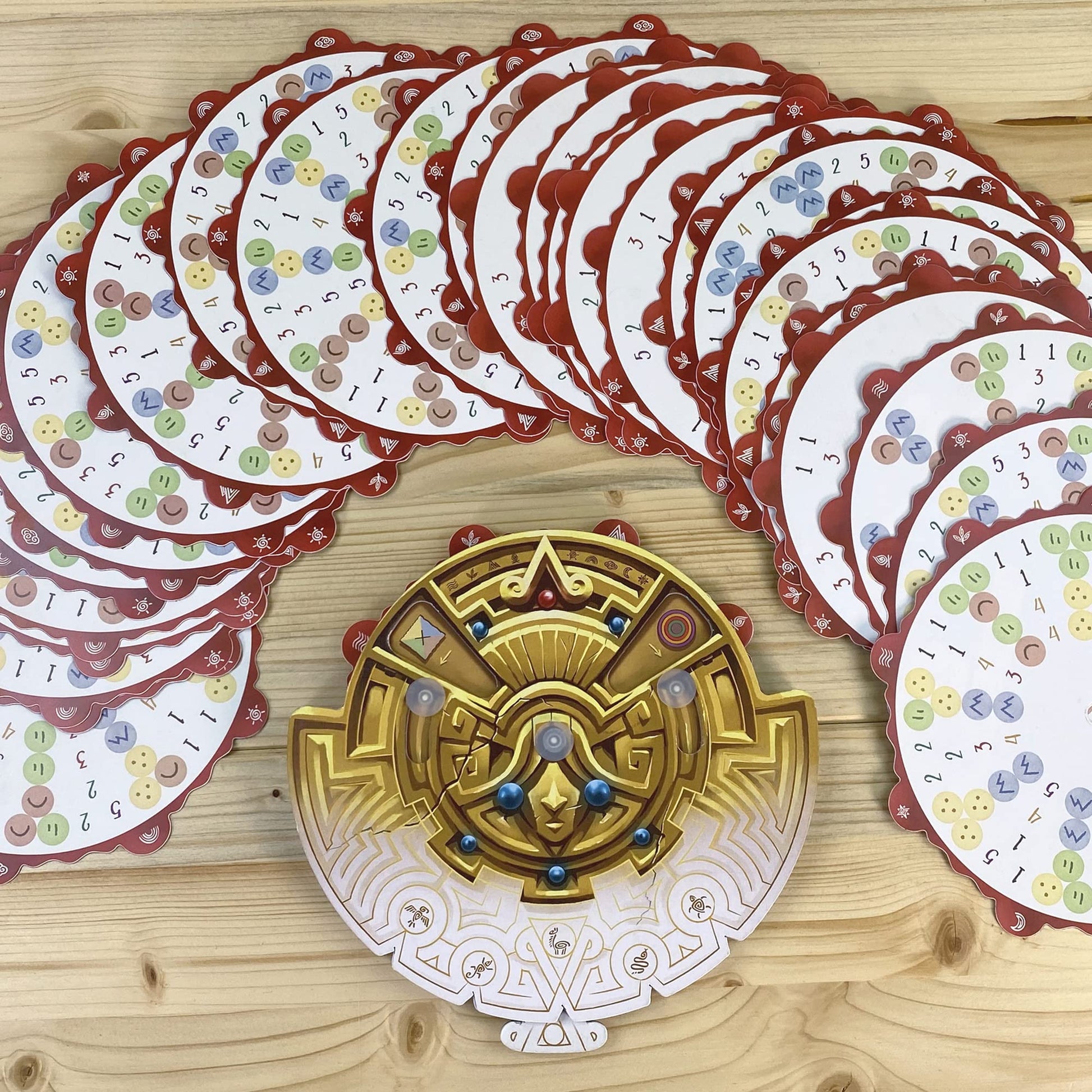 Sit Down! Tiwanaku - Sit Down! Strategy Board Game, Deduction Exploration Optimization, Pachamama Mother Earth Wheel, Play Solo Mode Or with Up to 4