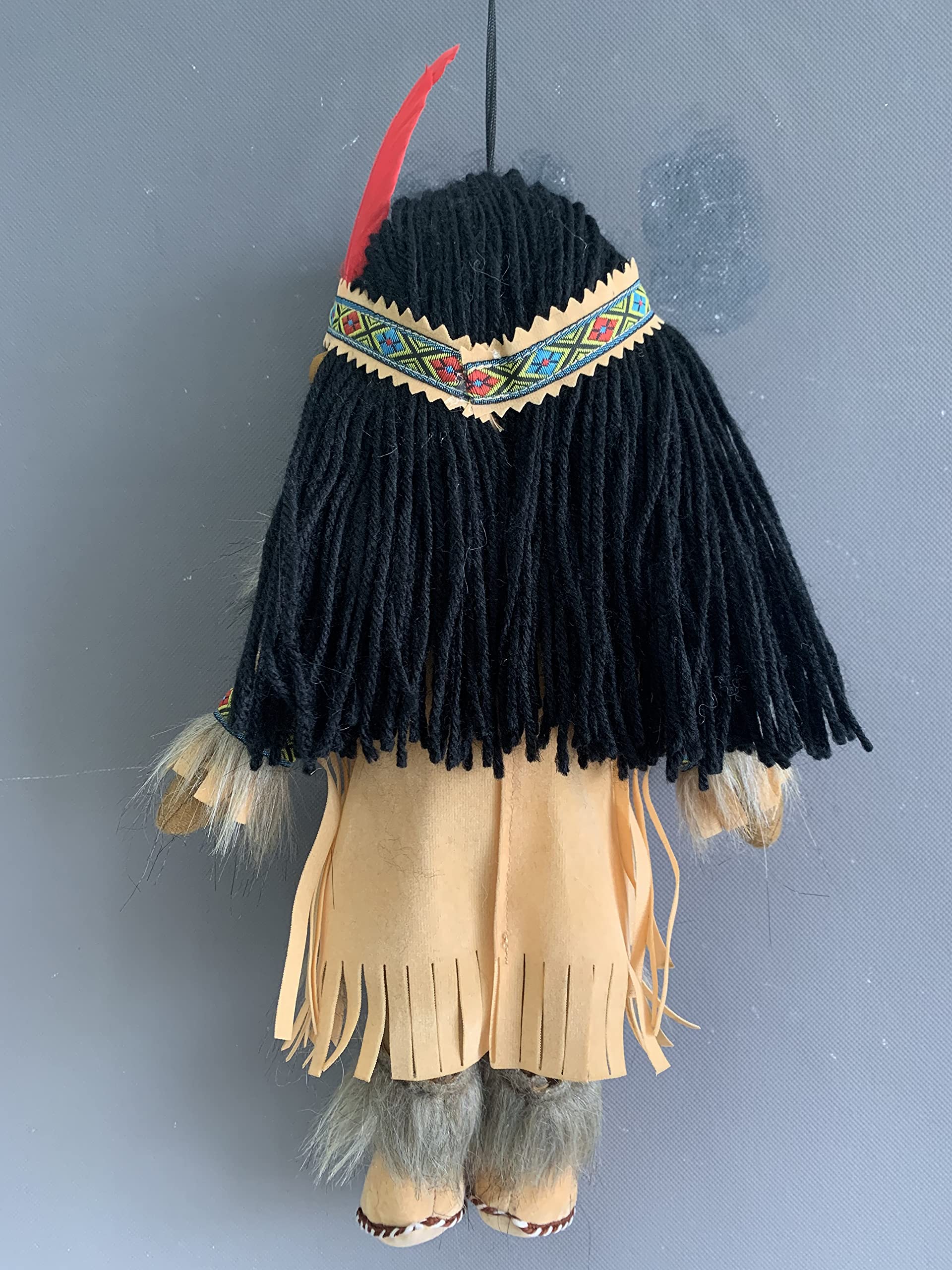 Kinnex Collections 14" Native American Indian Plush Rag Doll - DF14003 (Brown-Nizhoni)
