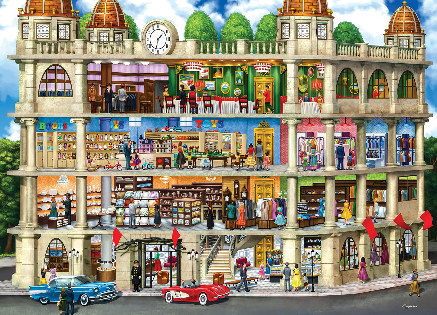 MasterPieces 1000 Piece Jigsaw Puzzle For Adults, Family, Or Youth - Fields Department Store - 19.25"x26.75"