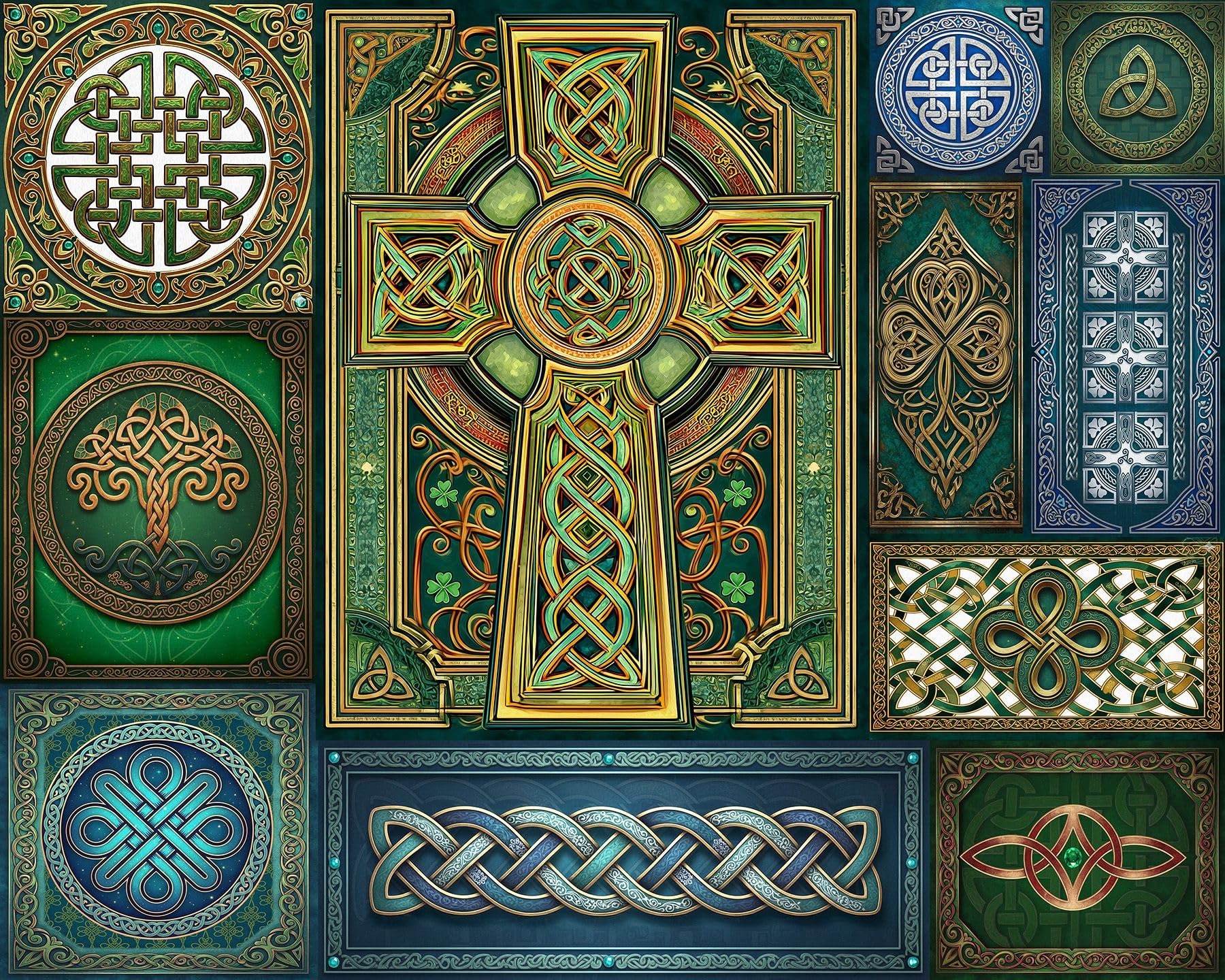 Springbok Celtic Knots 500 Piece Jigsaw Puzzle for Adults