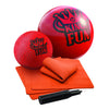 Hedstrom King of Fun Jumbo Kickball Set, Red