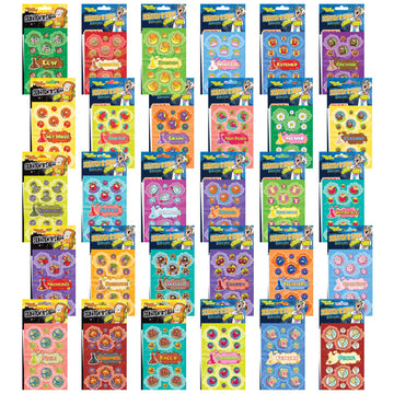 Dr. Stinky's Scratch N Sniff Stickers 30-Pack- Strawberry, Apple, Banana, Pizza, Garbage, Cherry, Birthday Cake, Chocolate, Cotton Candy, Campfire