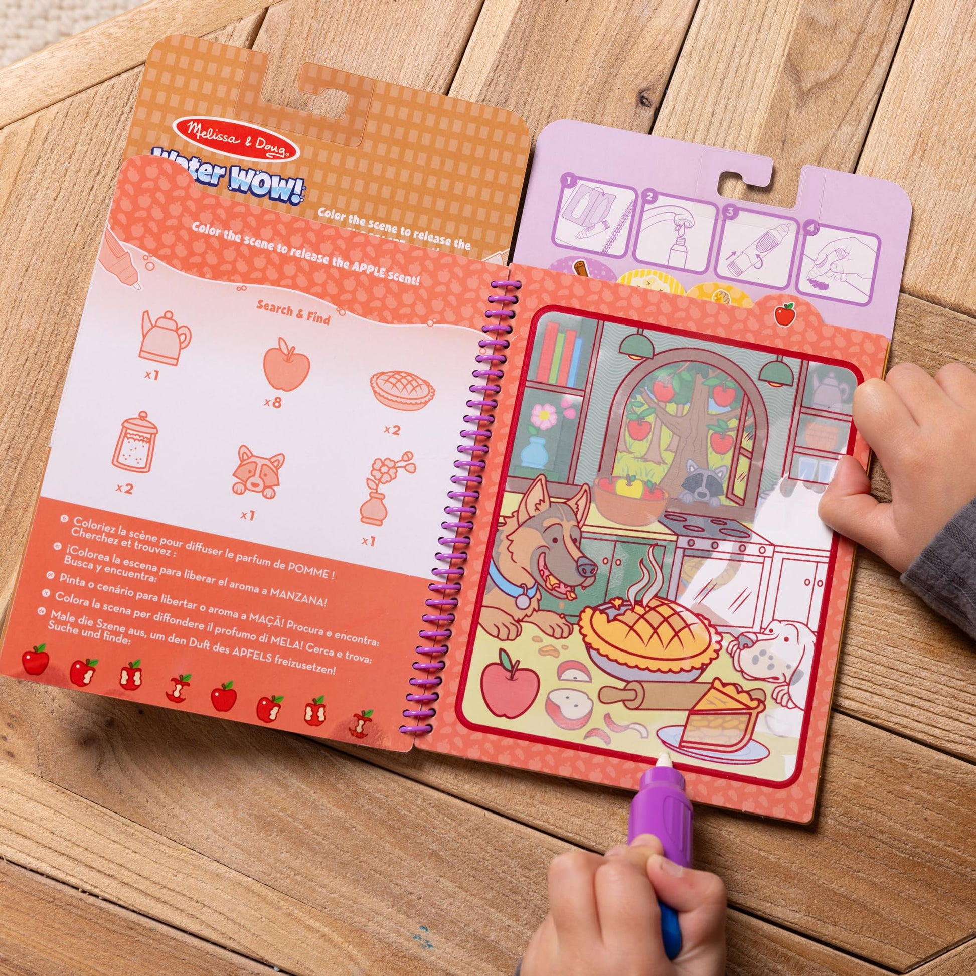 Melissa & Doug Scented Water Wow! Treats, Mess-Free Coloring Activity Pad