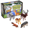 U.S. Toy Woodland Animals Figurines, Assorted Forest Animals Figures, Styles and Colors, Lot of 12, Toys for Kids 3-5 and Older