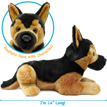 TigerHart Gretchen The German Shepherd - 15 Inch Stuffed Animal Plush