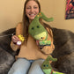 GIANT MICROBES Deluxe 14" Gallbladder Plush with Gallstones, Gallbladder Surgery Recovery Items, Post-Gallbladder Surgery Must Haves, Anatomy Gifts