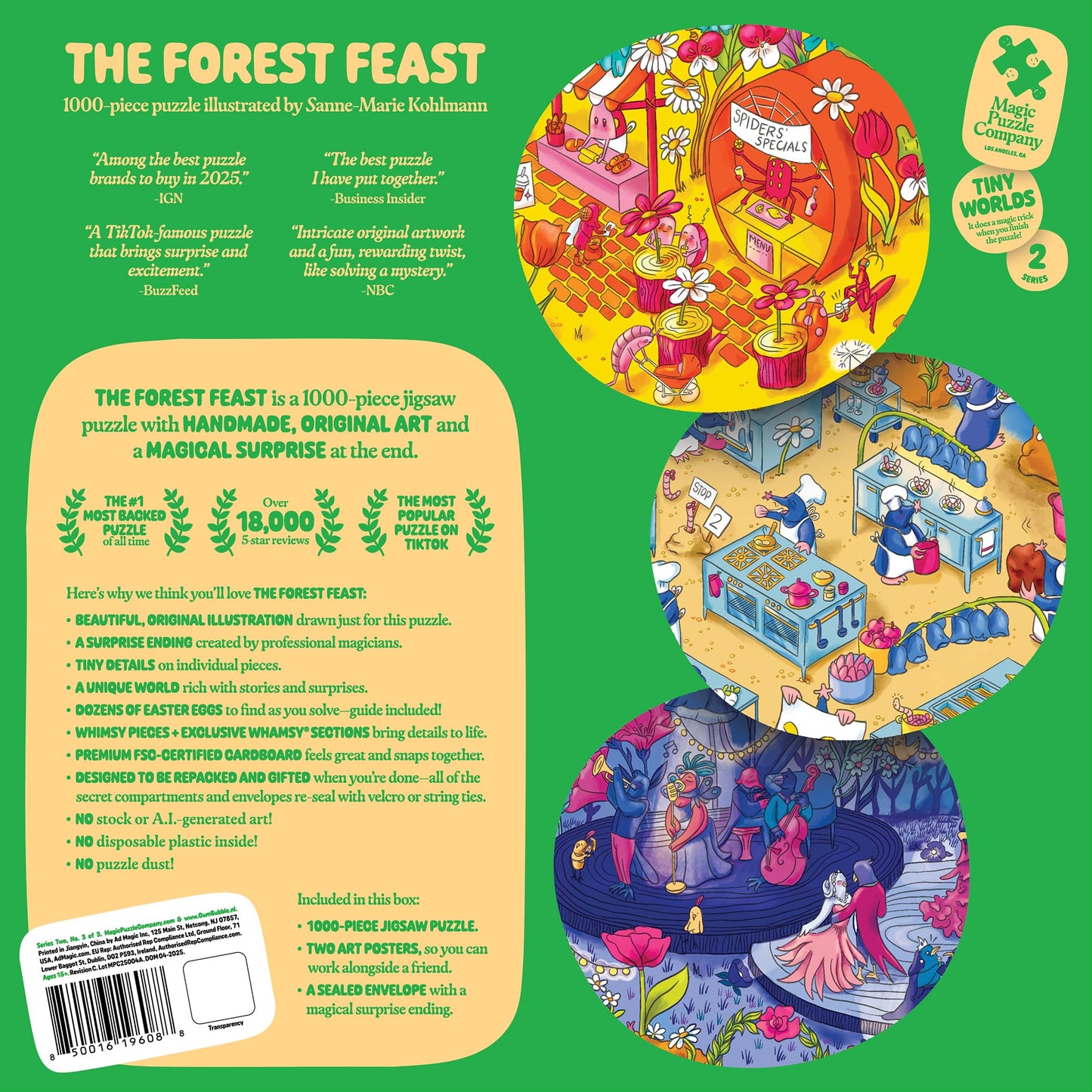 The Forest Feast • 1000-Piece Puzzle by The Magic Puzzle Company • Series 2